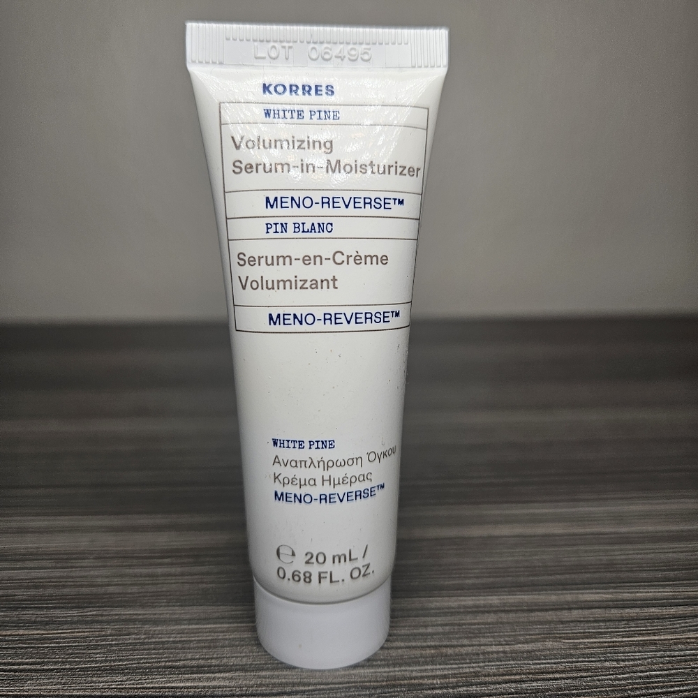 Korres Meno Reverse White Pine Volumizing Serum-in-Moisturizer .68oz Mini Travel